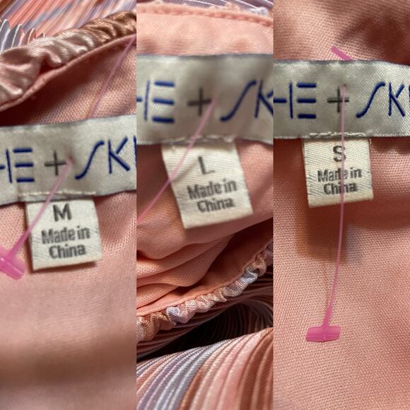 NWOT - She + Sky Abstract Pleated Jumpsuit - Picture 6 of 7